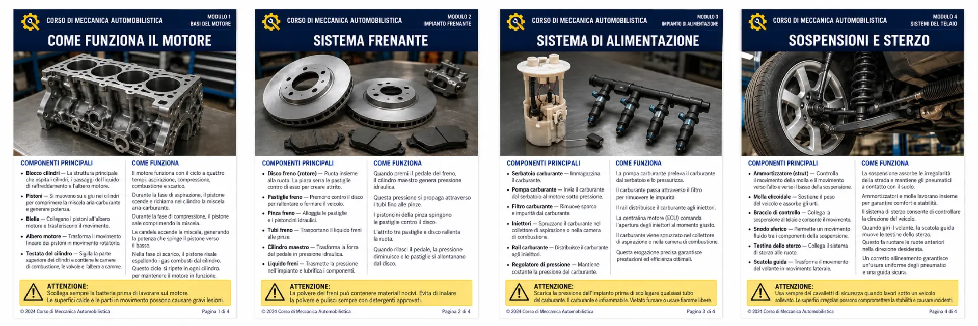 Materiale di supporto del corso